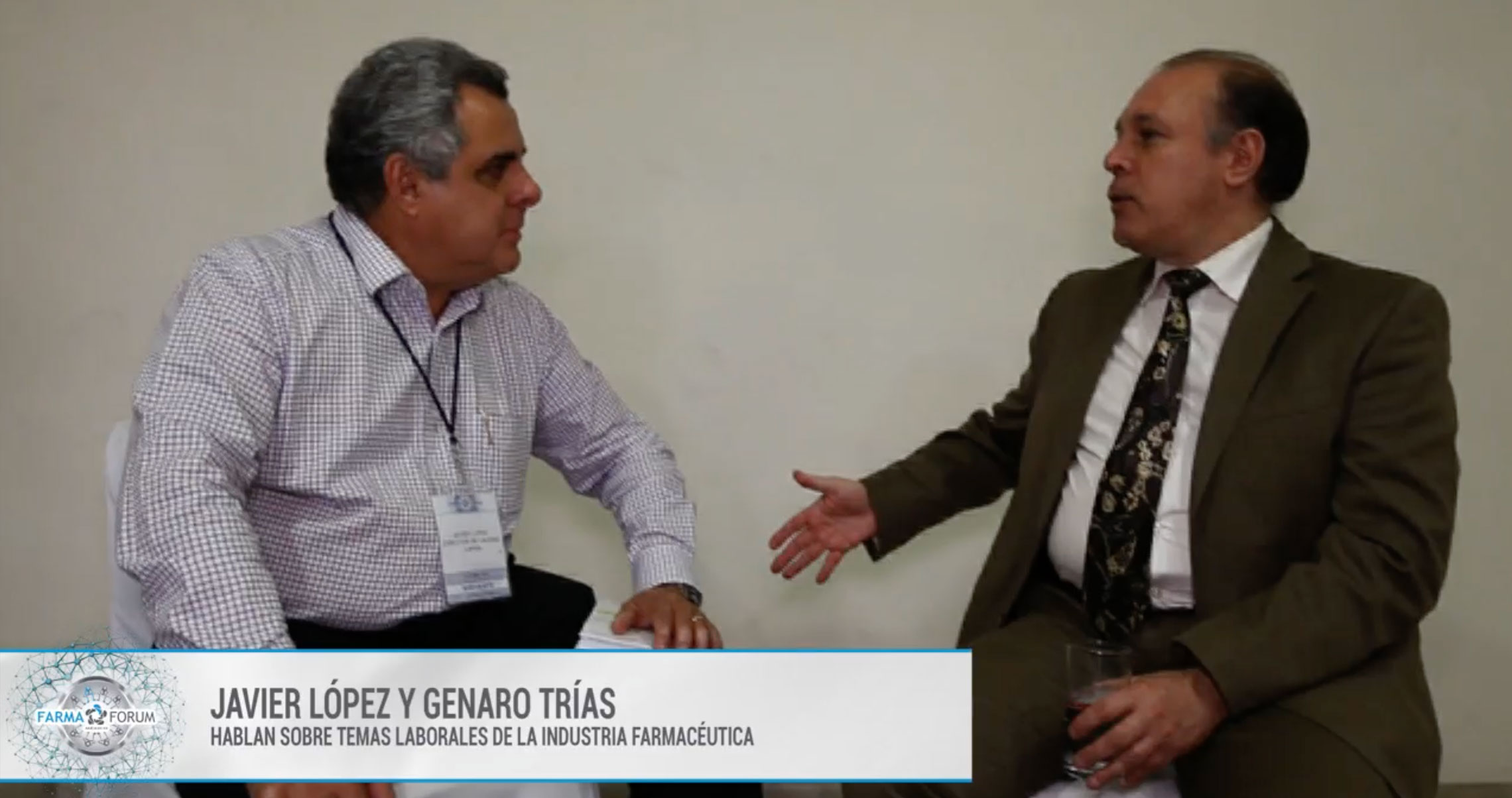 Javier López y Genaro Trías en FarmaForum 2019